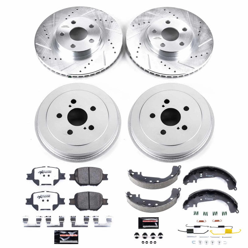 PowerStop K15464DK-26 fits Toyota 01-05 Celica Front & Rear Z26 Street Brake Kit