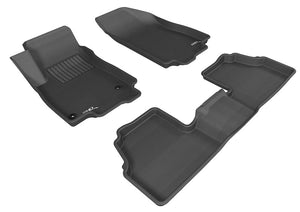 3D MAXpider 2018-2020 fits GMC Terrain Kagu 1st Row Floormat - Black