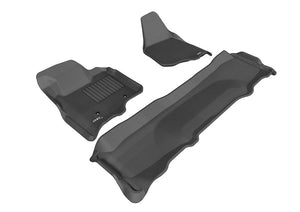 3D MAXpider 2011-2014 fits Hyundai Sonata/2015 Sonata Hybrid Kagu 1st Row Floor