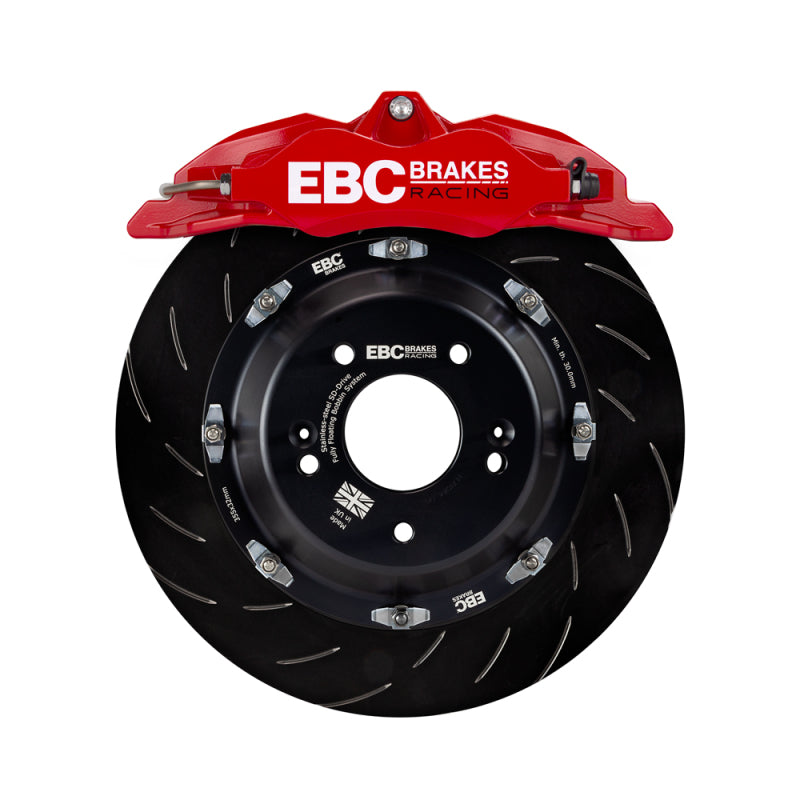 EBC BBK012RED-1 Racing Ford Focus ST (Mk3) Red fits Apollo 11-18-4 Calipers 355mm Rotors Front Big Brake Kit