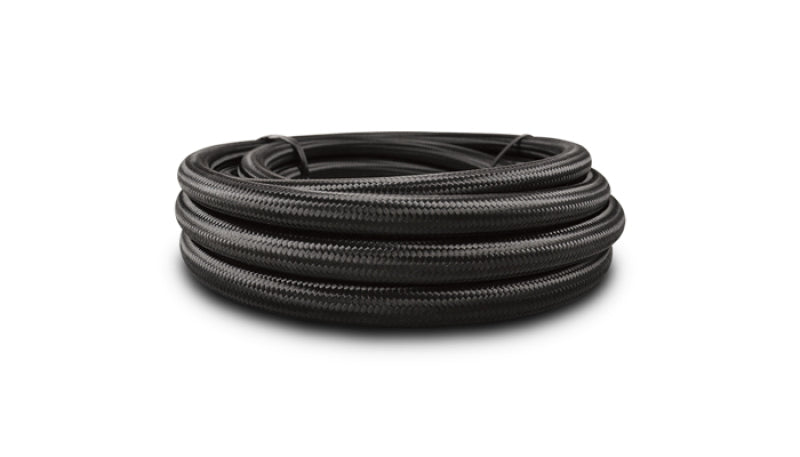 Vibrant 11980 -10 AN Black Nylon Braided Flex Hose (20 foot roll)
