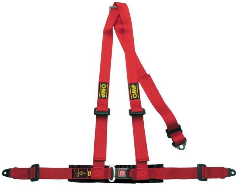 OMP DA0-0504-A01-061 3 Point Harness - Red