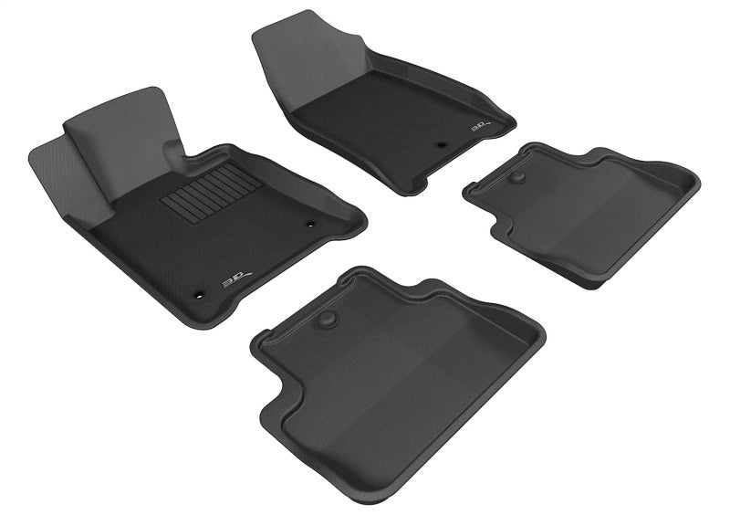 3D MAXpider 21-22 fits Ford Bronco Sport Kagu 1st 2nd Row - Floor Mat Set (Blac