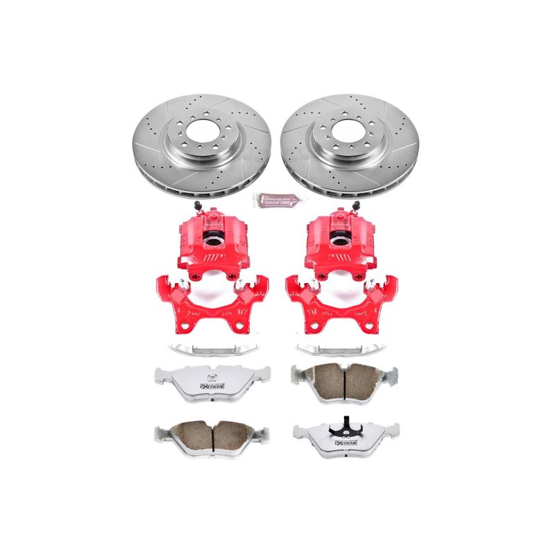 PowerStop KC582 26 95 fits BMW M3 Front Z26 Street Warrior Brake Kit w/Calipers