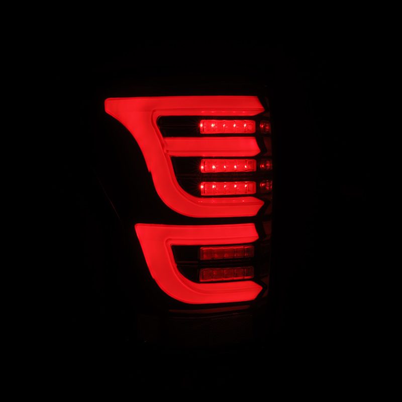 AlphaRex  670050 fits Toyota 07-13 Tundra LUXX-Series LED Tail Lights Black-Red