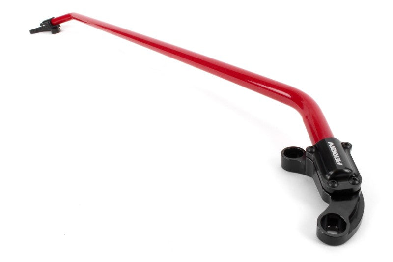 Perrin PHP-SUS-050GRD fits Honda Civic Type R / Si Front Strut Brace - Glossy Red w/ Black Feet