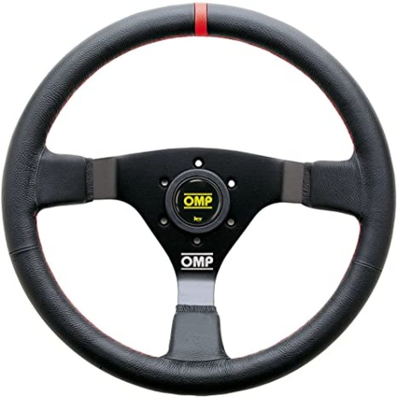 OMP OD0-1980-073 WRC Steering Wheel Black/Red Leather