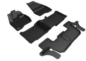 3D MAXpider L1FR11101509 2023-2024 fits Honda HRV Kagu 1st Row Floormat - Black