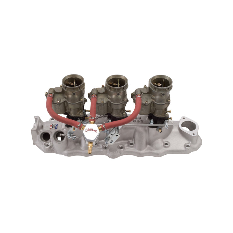 Edelbrock 1281 Fuel Block Kit Triple Feed 1286 Mini Block