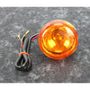Bikers Choice 489937 Chrome Bullet Front Turn Signal Amber Lens Dual Filament R