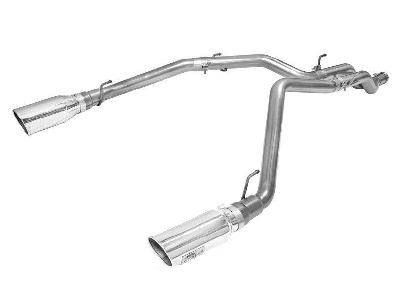 AFE 49-42045-P rce XP DPF-Back Exhaust 3in SS w/ 5in Polished Tips 2014 fits Do