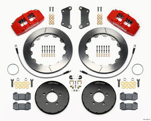 Wilwood 140-13581-R fits Dynapro 6 Front Hat Kit 12.88in Red 2005-Up fits Mazda