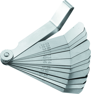 BikeMaster 151525 BikeMaster 12-Blade Angled Combination Tappet Feeler Gauge Set - Pack of 3