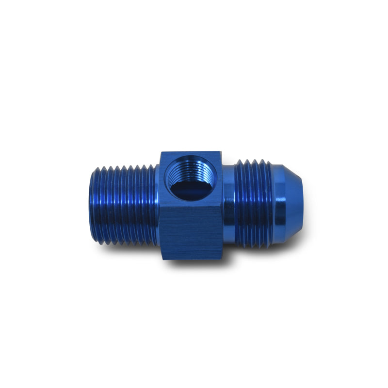 Russell 670080 Performance -8 AN Flare to 3/8in Pipe Pressure Adapter (Blue)
