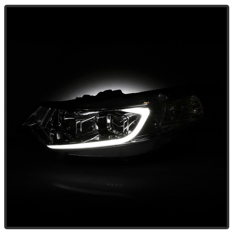 xTune 9042225 09-14 fits Acura TSX Projector Headlights - Light Bar DRL - Chrom