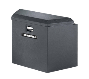 Tradesman 76220 Steel Trailer Tongue Storage Box (16in.) - Black