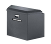 Tradesman 76220 Steel Trailer Tongue Storage Box (16in.) - Black