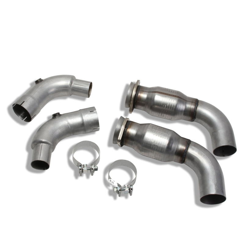 BBK  1816 fits Ford 15-20 Mustang GT 3in Short Mid Pipe Kit w/Cats (Use LT Heade