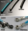 Project Mu BLM-015BG fits Mitsubishi Lancer Evo X Stainless Steel Green Brake Lines