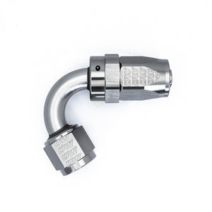 DeatschWerks 6-02-0823 8AN Female Swivel 120-Degree Hose End CPE - Anodized Tit