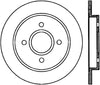 Stoptech 126.61070CSR Power Slot 14-19 Ford Fiesta / 01-07 Ford Focus Slotted Left Rear Cryo Rotor