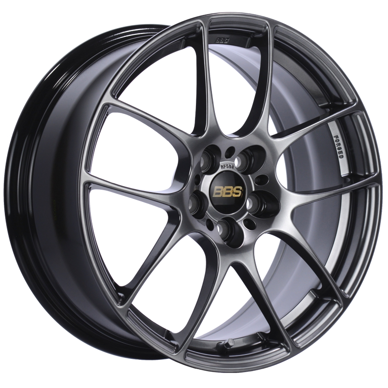 BBS RF504DBK RF 17x7.5 5x100 ET48 Diamond Black Wheel -70mm PFS/Clip Required