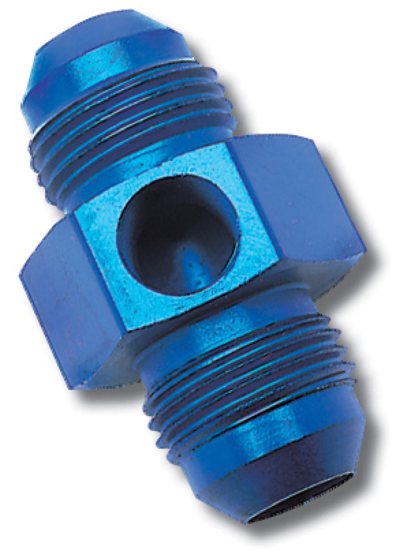 Russell 670080 Performance -8 AN Flare to 3/8in Pipe Pressure Adapter (Blue)