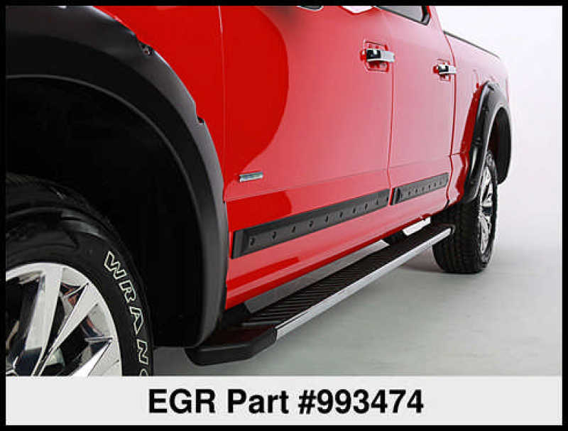 EGR 993474 Crew Cab Front 45in Rear 34.5in Bolt-On Look Body Side Moldings (993474)