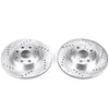 PowerStop fits Toyota 00-05 MR2 Spyder Rear Evolution Drilled & Slotted Rotors -