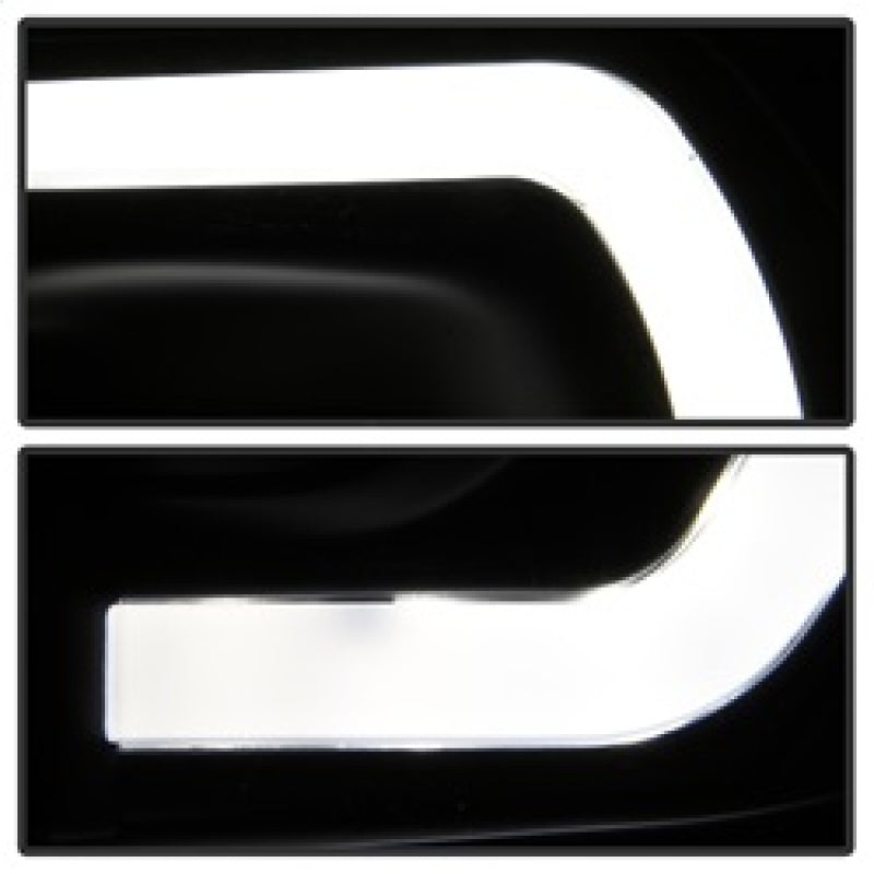 xTune 9037542 fits Toyota Tacoma 12-15 Headlights - Light Bar DRL - Black PRO-J