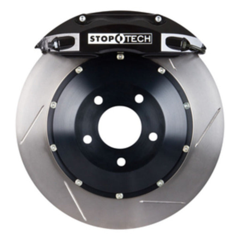 StopTech 83.160.0047.51 fits BMW 08-13 M3/11-12 1M Coupe Rear Black ST-40 Calipers 355x32 Slotted Rotors/Pads/SS Lines