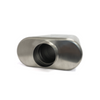 Ticon 116-06323-0200 Industries 2.5in Low Pro Oval (2.5in Center In/Center Out) 17in L Ultralight Titanium Muffler