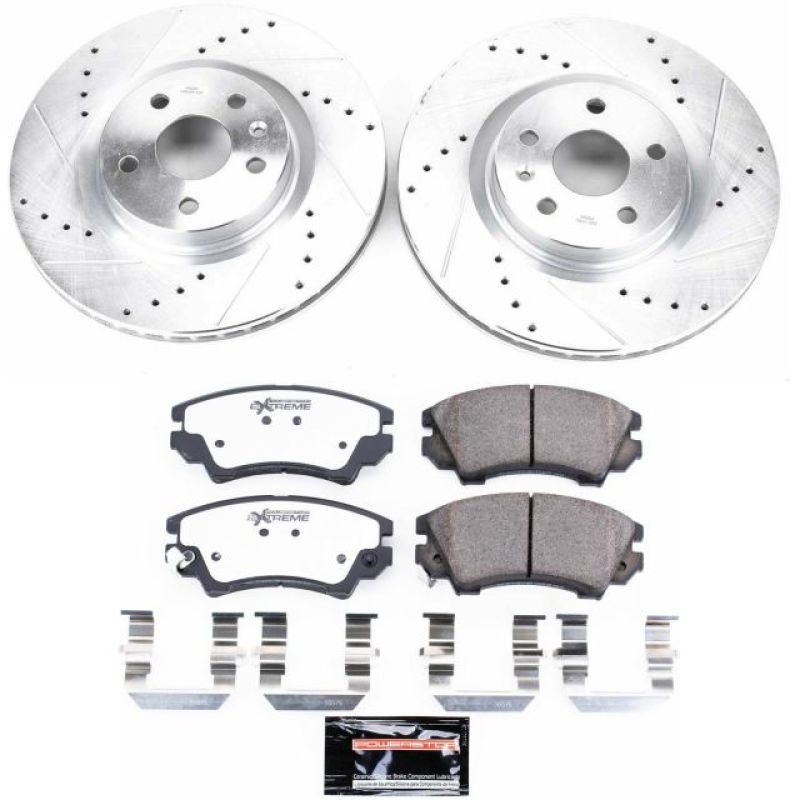 PowerStop K5948 26 11 fits Chevrolet Caprice Front Z26 Street Warrior Brake Kit