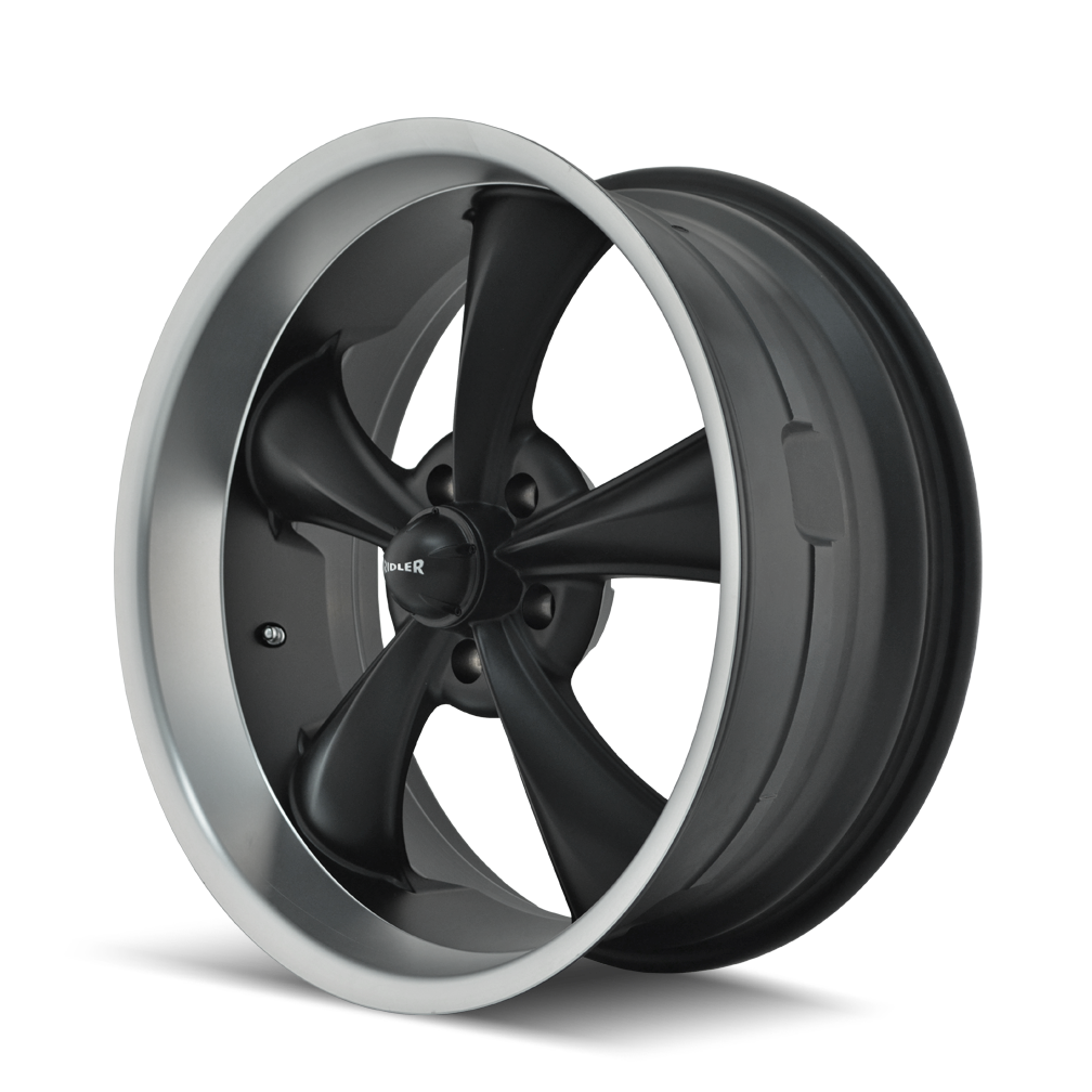 RIDLER 695-2873MB RIDLER 695 MATTE BLACK MACHINED 20X8.5 5-127 0MM 83.82MM
