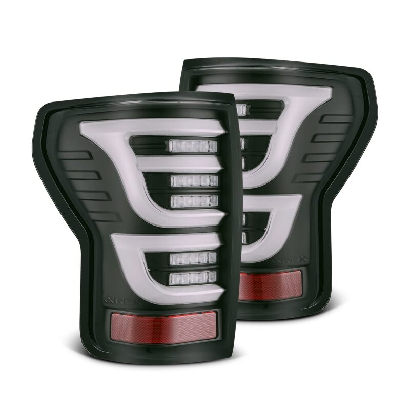 AlphaRex 670030 07-13 fits Toyota Tundra LUXX-Series LED Tail Lights Black