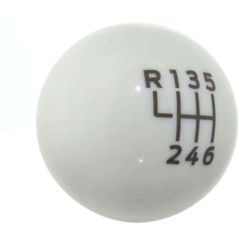 fits Ford 15-19 Racing M-7213-M8B fits Ford 15-19 Mustang EcoBoost / GT w/ 6-Speed Manual Transmission Bullitt White Shift Knob