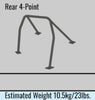 Cusco 232 261 C D1 Chromoly 4-PT Roll Cage fits Nissan BCNR33 (S/O/No Cancel) CUSCO BLUE