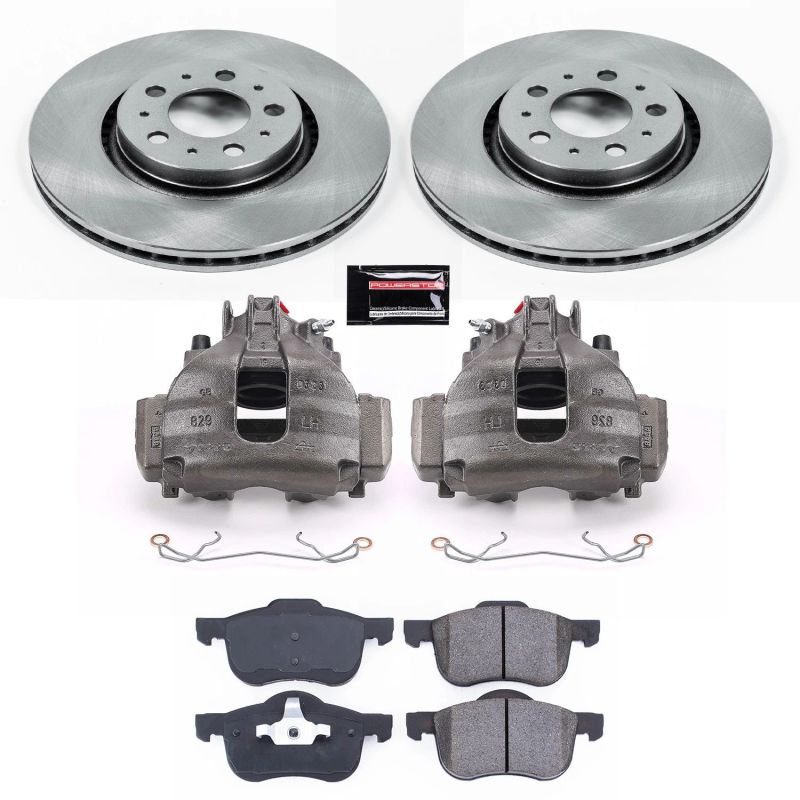 PowerStop KCOE5193 fits Volvo 01-09 S60 Front Autospecialty Brake Kit w/Calipers
