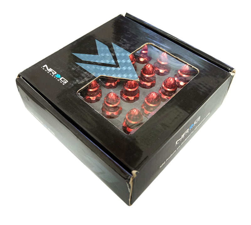 NRG LN-LS500RD-21 LN-LS500RD-21 500 Series M12 X 1.5 Bullet Shape Steel Lug Nut