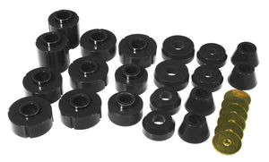 Prothane 7-106-BL fits Chevy 73-77 K10 Blazer Body Mount Kit - Black