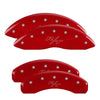 MGP 12204SRTRRD 4 Caliper Covers Engraved Front & Rear 11-18 fits Dodge Durango