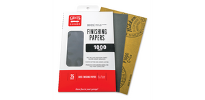 Griots Garage B1025 BOSS Finishing Papers- 1000g - 5 .5in x 9in (25 Sheets)