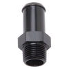 Edelbrock 8187 Hose End Straight 3/8In NPT to 5/8In Barb Black Anodize