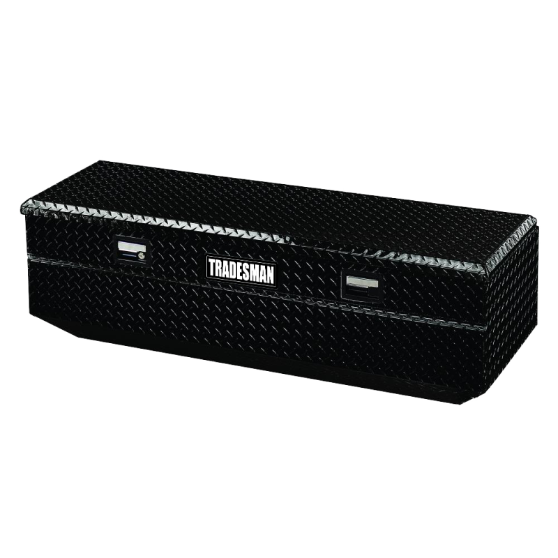 Tradesman 79436WB Aluminum Flush Mount Truck Tool Box Full/Wide (36in.) - Black