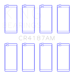 KING KINGCR4187AM0.25 fits CR4187AM0.25 fits Toyota 2LT/3L AM-Series 4 Pairs Co