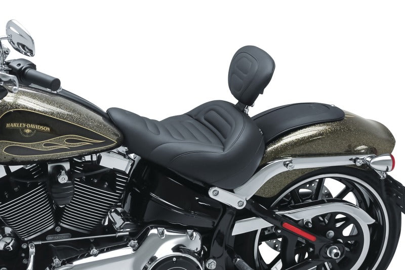 Mustang 79683 Harley Softail Breakout Standard Touring Solo Seat - Black