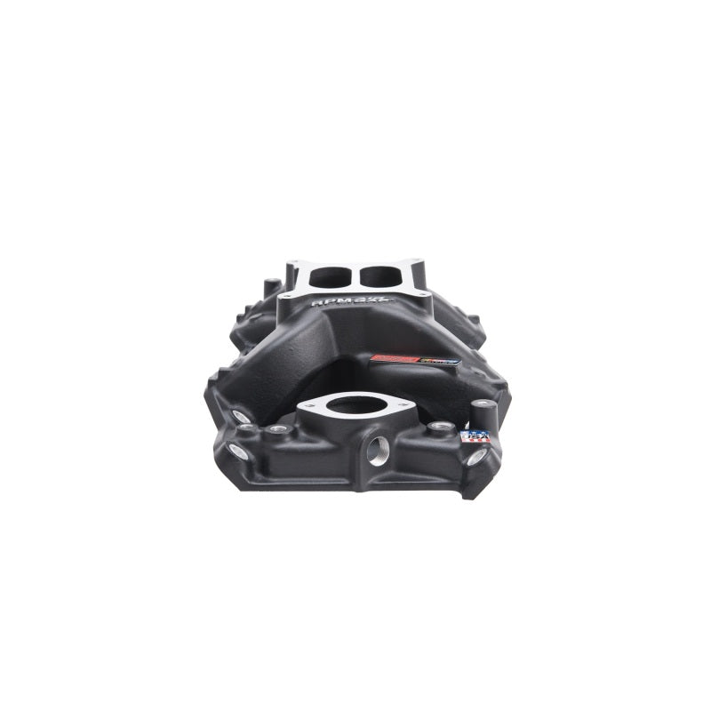 Edelbrock 75763 Intake Manifold RPM Air-Gap Small-Block fits Chrysler 340-360 Black