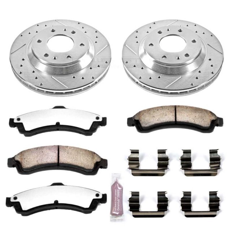 PowerStop K2057-36 04-05 fits Buick Rainier Front Z36 Truck & Tow Brake Kit