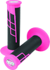 ProTaper 21655 Clamp-On 1/2 Waffle Grip - Neon Pink/Black