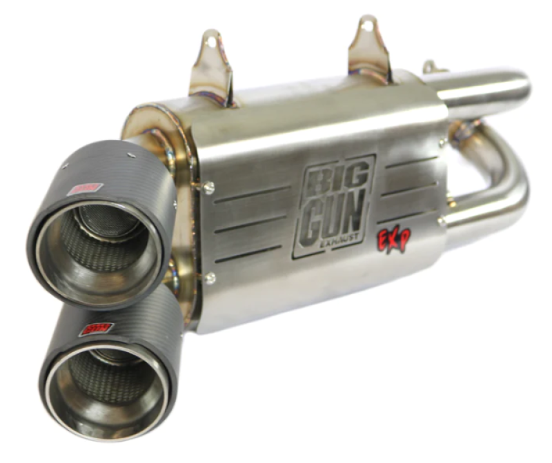 Big 15-7413 Gun 16-22 fits Polaris GENERAL 1000 Explorer Series Dual Full Syst Exhaust